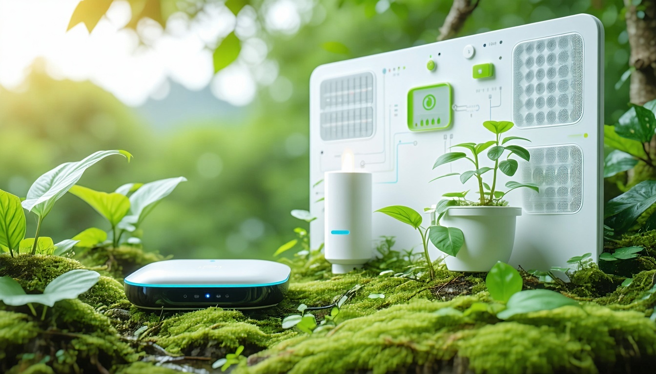 Image of eco-friendly IoT devices